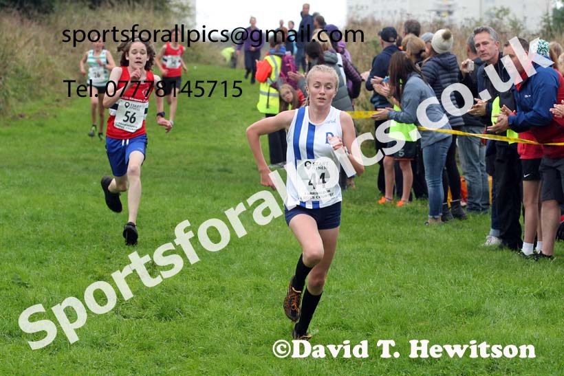 Boys and Girls under-15s, 2021 Farringdon Open Cross Country, Sunderland . Photo: David T. Hewitson/Sports for All Pics